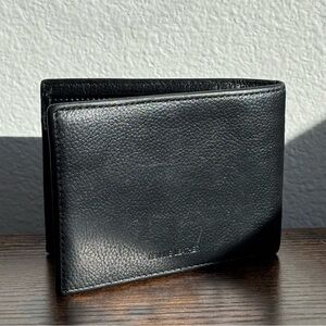 Perry Ellis Black Leather Card Holder